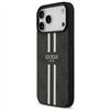 Guess 4G Printed Stripes MagSafe case for iPhone 17 Pro Max black