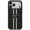 Guess 4G Printed Stripes MagSafe case for iPhone 17 Pro Max black