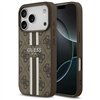 Guess 4G Printed Stripes MagSafe case for iPhone 17 Pro brown