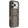 Guess 4G Printed Stripes MagSafe case for iPhone 17 Pro brown