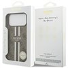 Guess 4G Printed Stripes MagSafe case for iPhone 17 Pro Max brown