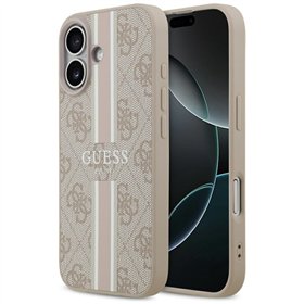 Guess 4G Printed Stripes MagSafe case for iPhone 17 pink
