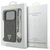 Guess 4G Strap Triangle Logo MagSafe case for iPhone 17 Pro black