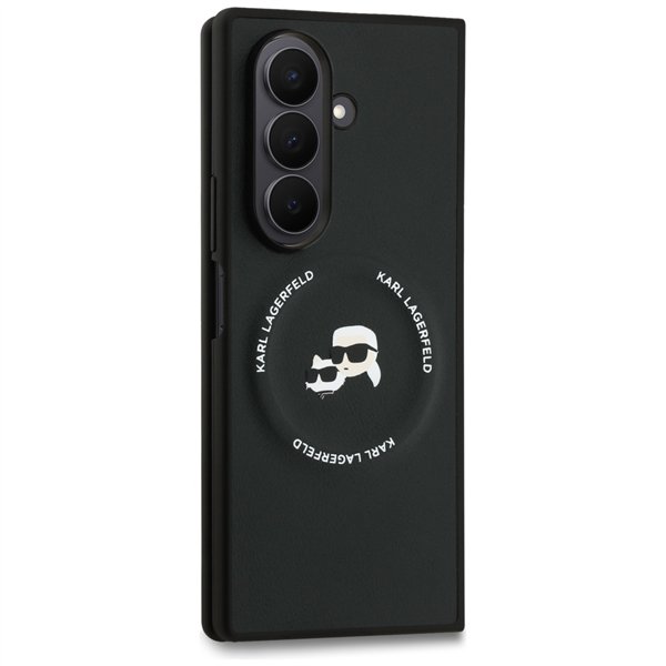 Karl Lagerfeld Karl&Choupette Logo MagSafe case for Samsung Galaxy Z Fold7 black