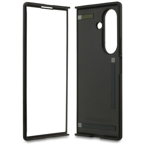 Karl Lagerfeld Karl&Choupette Logo MagSafe case for Samsung Galaxy Z Fold7 black