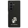 Karl Lagerfeld Saffiano Karl&Choupette Pin case for Samsung Galaxy Z Fold7 black