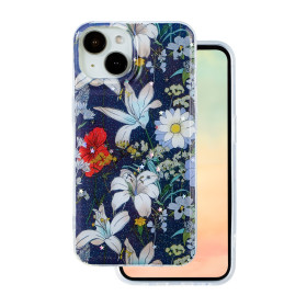 Glow Glam case for iPhone 14 6,1&quot blue