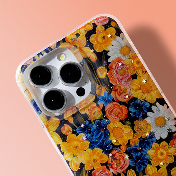 Glow Glam case for Samsung Galaxy A07 4G orange