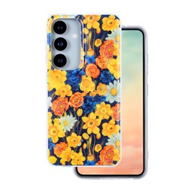 Glow Glam case for Samsung Galaxy S25 orange