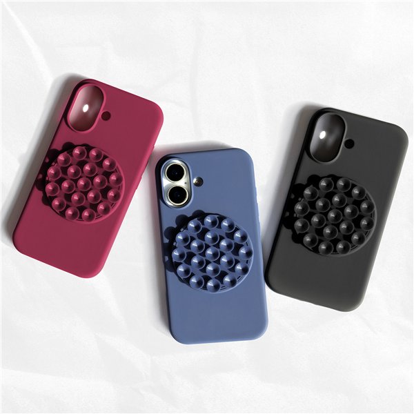 Silicone Stick case for iPhone 15 Pro Max 6,7&quot black