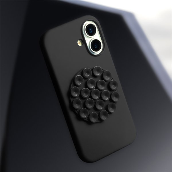 Silicone Stick case for iPhone 16 6,1&quot black