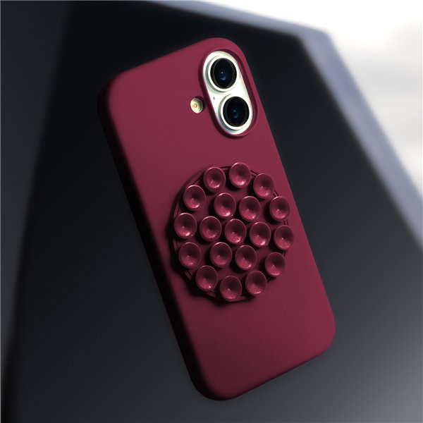 Silicone Stick case for iPhone 11 maroon
