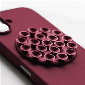 Silicone Stick case for iPhone 14 Pro Max 6,7&quot maroon