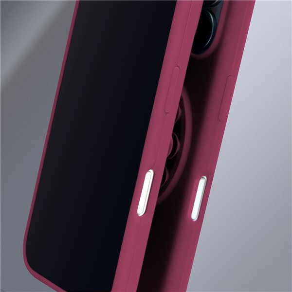 Silicone Stick case for iPhone 17 6,3&quot maroon