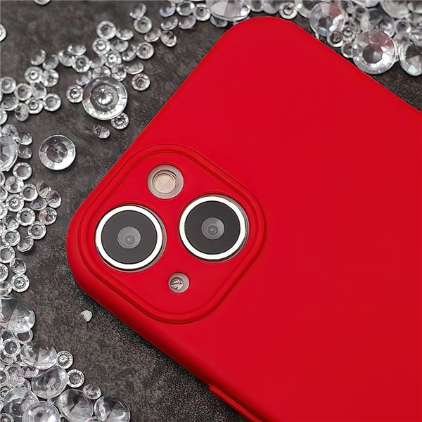Silicon case for Poco M7 Pro 5G red