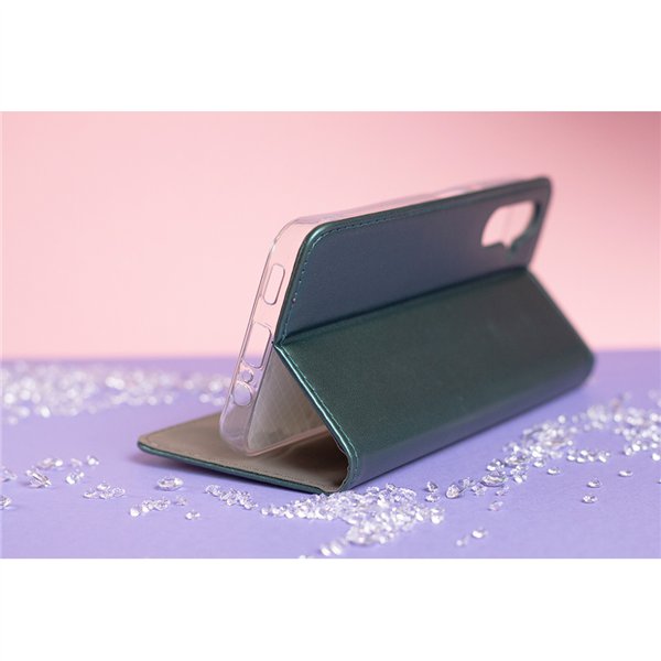 Smart Magnetic case for Motorola Moto G86 Power dark green