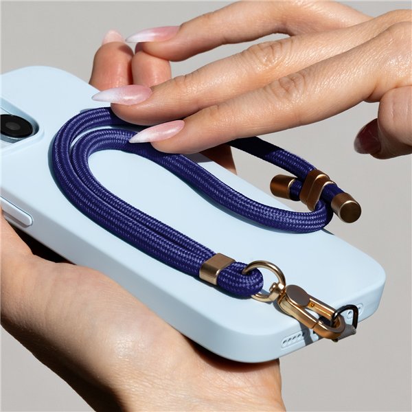 Universal phone strap Elegant navy blue