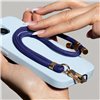 Universal phone strap Elegant navy blue