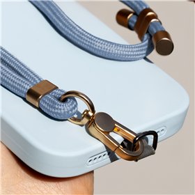 Universal phone strap Elegant light blue
