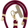 Universal phone strap Elegant maroon