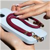 Universal phone strap Elegant maroon