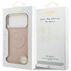 Guess case for iPhone 17 Pro Max HC MAGSAFE PU W/ PEONY HOT STAMP pink
