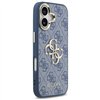 Guess case for iPhone 17 HC 4G PU W/ BIG 4G CLASSIC LOGO GD blue