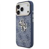 Guess case for iPhone 17 Pro HC 4G PU W/ BIG 4G CLASSIC LOGO GD blue