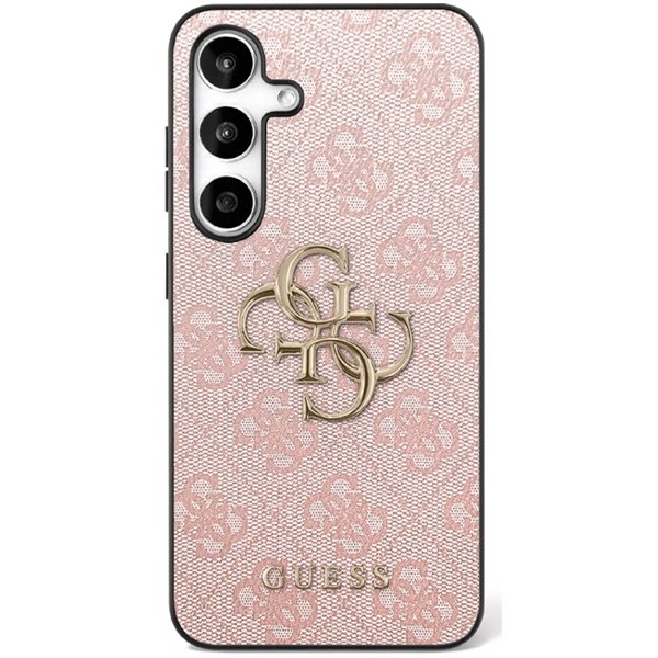 Guess case for Samsung Galaxy S25 FE HC PU LEATHER 4G METAL LOGO pink