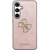 Guess case for Samsung Galaxy S25 FE HC PU LEATHER 4G METAL LOGO pink