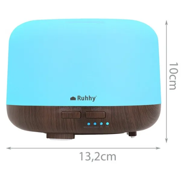 Aroma difuzors - LED mitrinātājs ar tālvadības pulti N23511