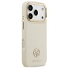 Guess Grained Strass Logo MagSafe case for iPhone 17 Pro beige