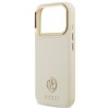 Guess Grained Strass Logo MagSafe case for iPhone 17 Pro beige