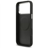 Guess Grained Triangle Logo MagSafe case for iPhone 17 Pro black