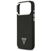 Guess Grained Triangle Logo MagSafe case for iPhone 17 Pro Max black