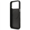 Guess Grained Triangle Logo MagSafe case for iPhone 17 Pro Max black
