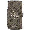 Guess Book 4G Metal Logo case for iPhone 17 Pro brown