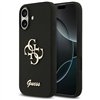 Guess Silicone Big 4G Script case for iPhone 17 black