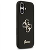 Guess Silicone Big 4G Script case for iPhone 17 black