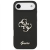 Guess Silicone Big 4G Script case for iPhone Air black