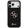 Guess Silicone Big 4G Script case for iPhone 17 Pro Max black