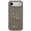 Guess Silicone Big 4G Script case for iPhone Air brown