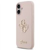 Guess Silicone Big 4G Script case for iPhone 17 pink
