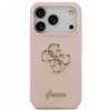 Guess Silicone Big 4G Script case for iPhone 17 Pro pink