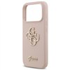 Guess Silicone Big 4G Script case for iPhone 17 Pro pink
