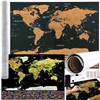 World map - scratch card with flags + accessories 23442