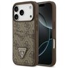 Guess 4G Double Card Triangle case for iPhone 17 Pro brown