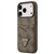 Guess 4G Double Card Triangle case for iPhone 17 Pro brown
