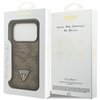 Guess 4G Double Card Triangle case for iPhone 17 Pro brown