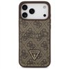 Guess 4G Double Card Triangle case for iPhone 17 Pro Max brown